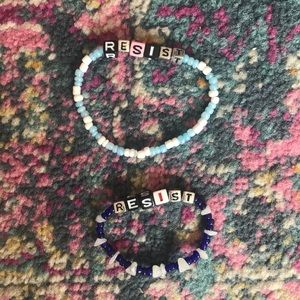 Letter bead hand made bracelets!